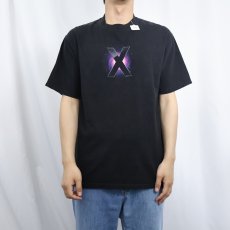 画像3: 2000's Apple "Mac OS X" プリントTシャツ BLACK M (3)