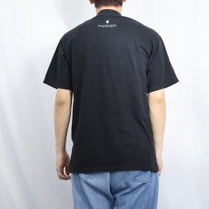 画像4: 2000's Apple "Mac OS X" プリントTシャツ BLACK M (4)