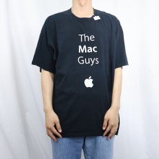 画像3: 2000's Apple "The Mac Guys" コンピューター企業プリントTシャツ BLACK (3)