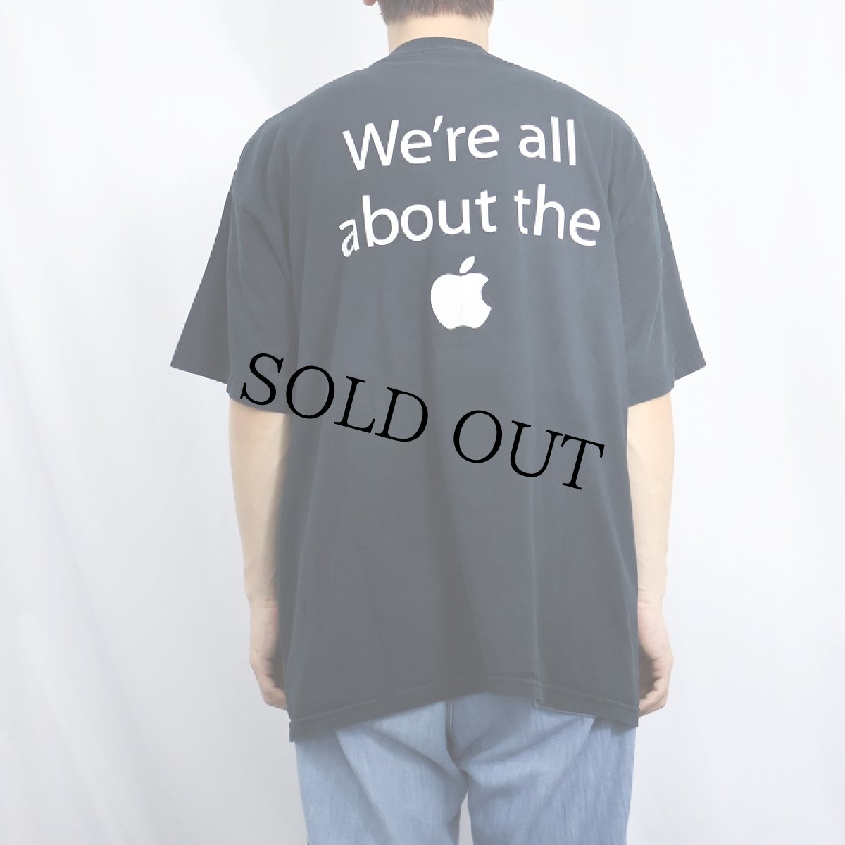 画像4: 2000's Apple "The Mac Guys" コンピューター企業プリントTシャツ BLACK (4)