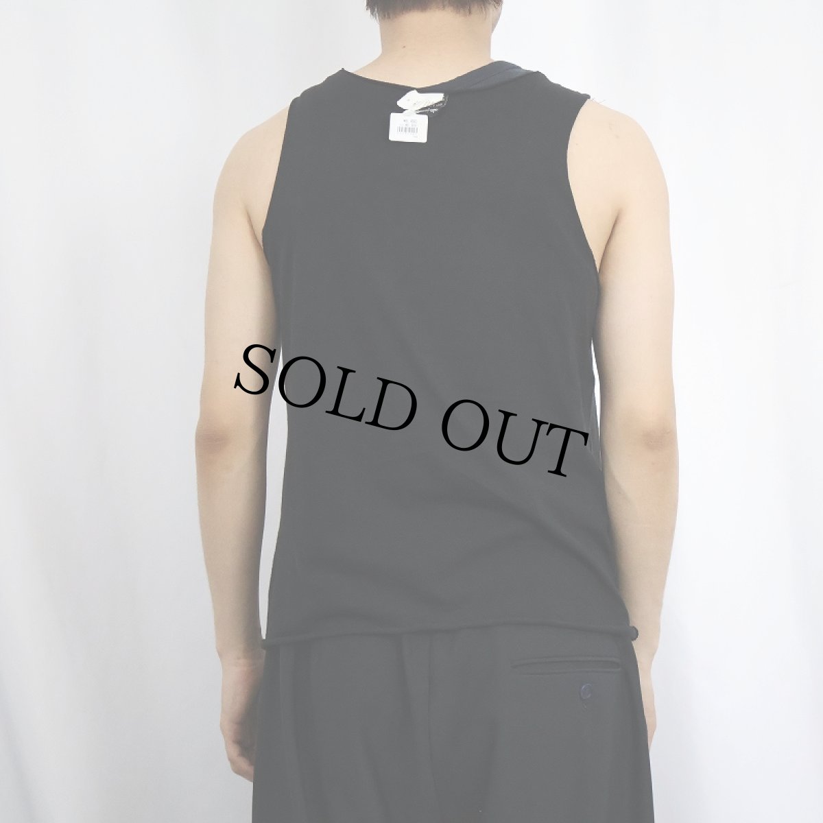 画像3: 2000's Edward Scissorhands USA製 映画プリント カットオフTシャツ BLACK XL (3)