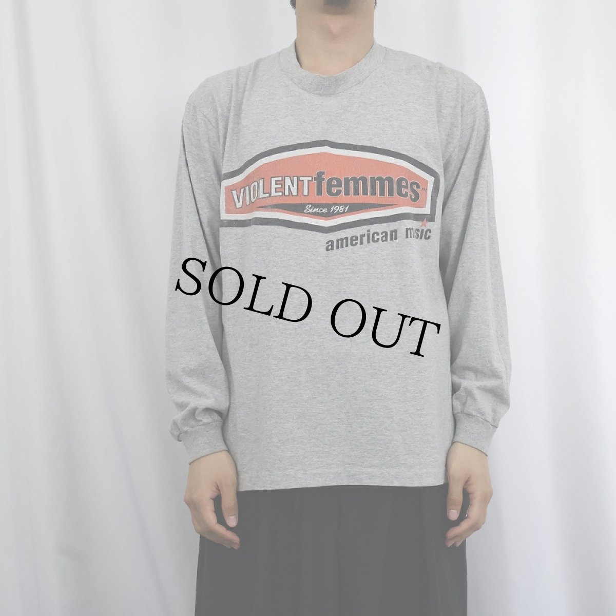 画像3: 90's Violent Femmes USA製 フォークパンクバンドプリントロンT L (3)