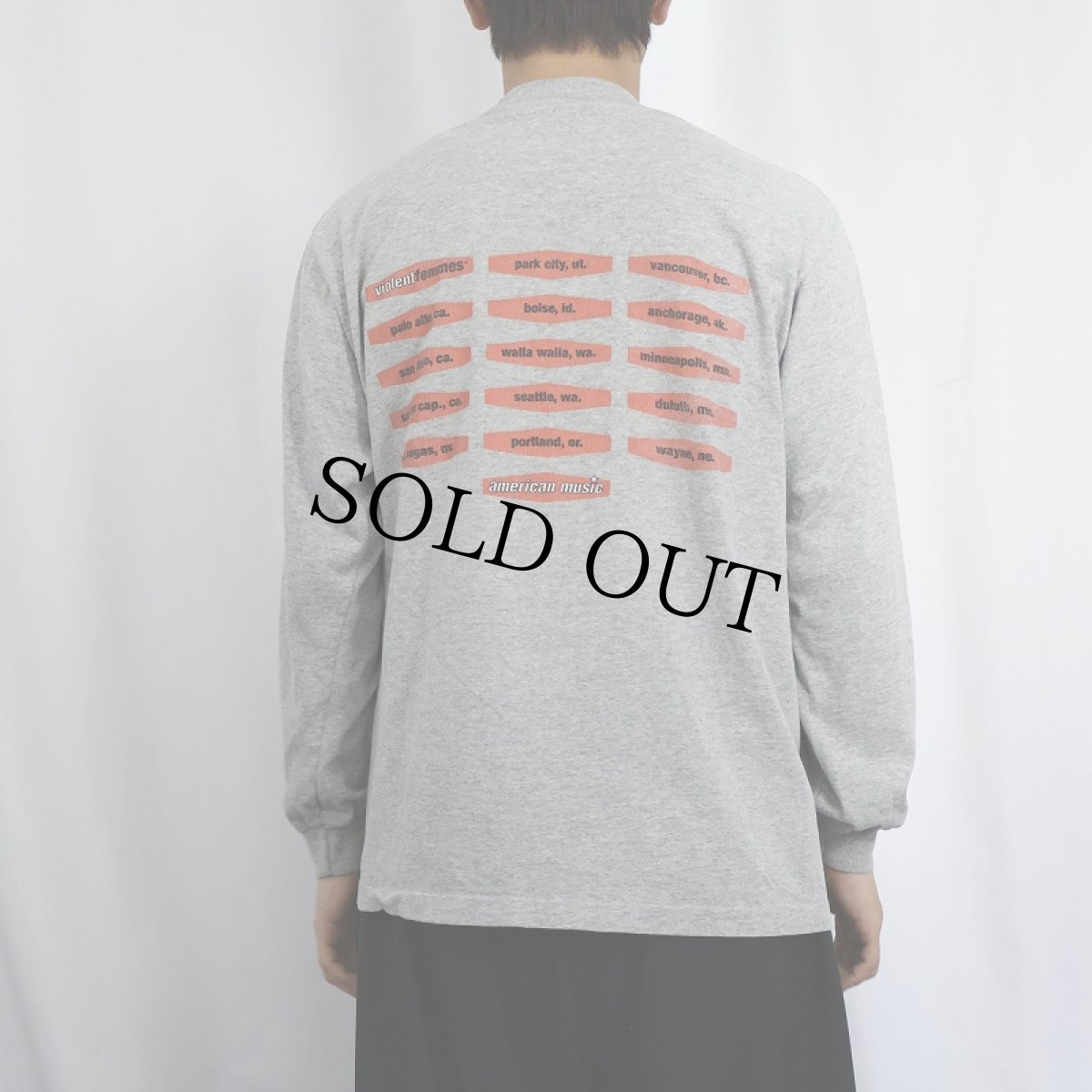 画像4: 90's Violent Femmes USA製 フォークパンクバンドプリントロンT L (4)