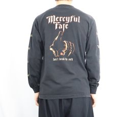 画像4: Mercyful Fate ヘヴィメタルバンドプリントロンT BLACK  (4)