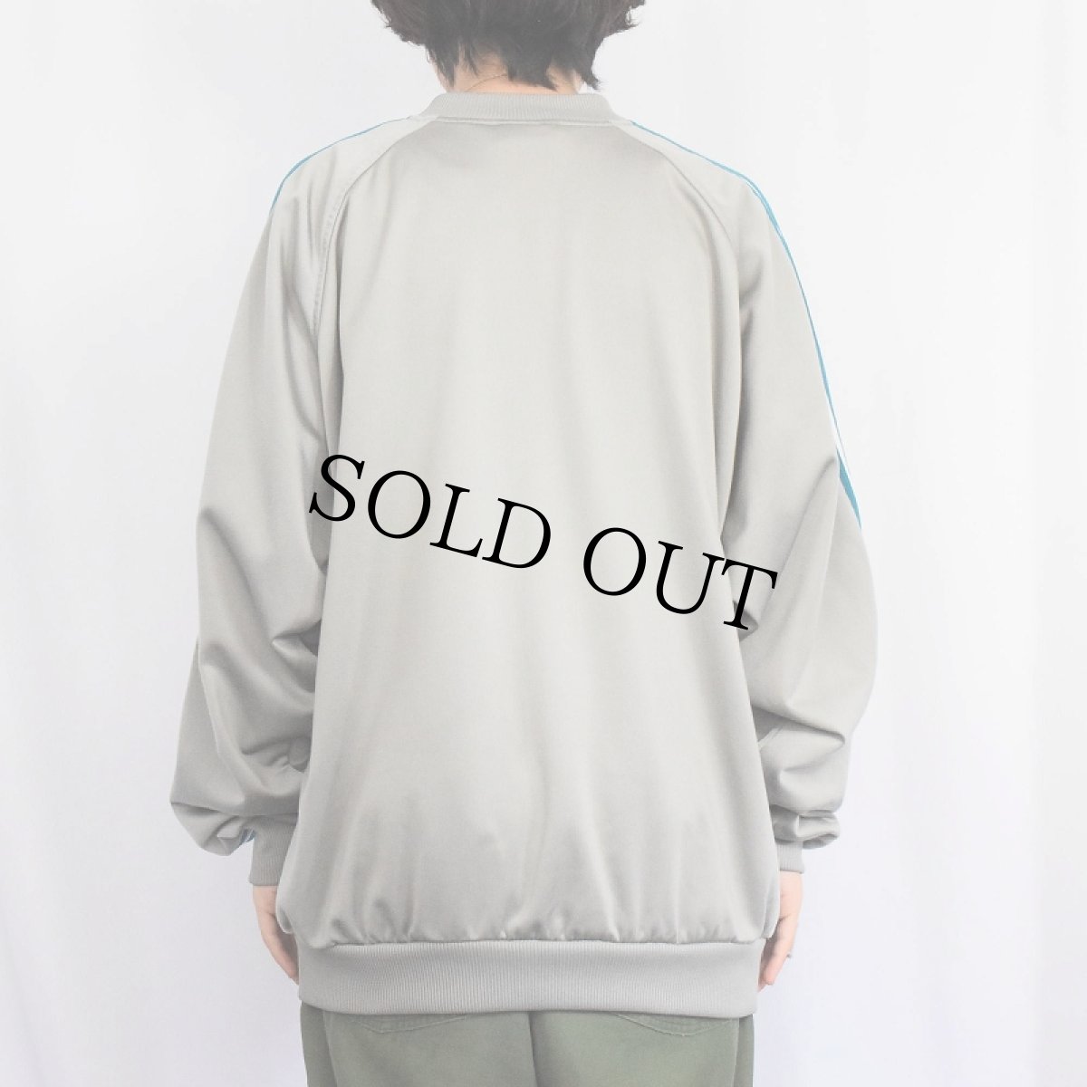 画像3: 90's adidas ロゴ刺繍 サイドライントラックジャケット XL (3)