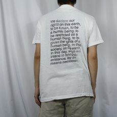画像4: 80's MALCOM X. USA製 偉人名言プリントTシャツ XL (4)