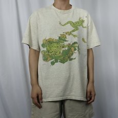 画像2: 90's D.D.TYLER USA製 カエルイラストプリントTシャツ XL (2)