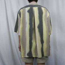 画像3: 90's EQUILIBRIO ITALY製 総柄 オープンカラーシャツ XL (3)