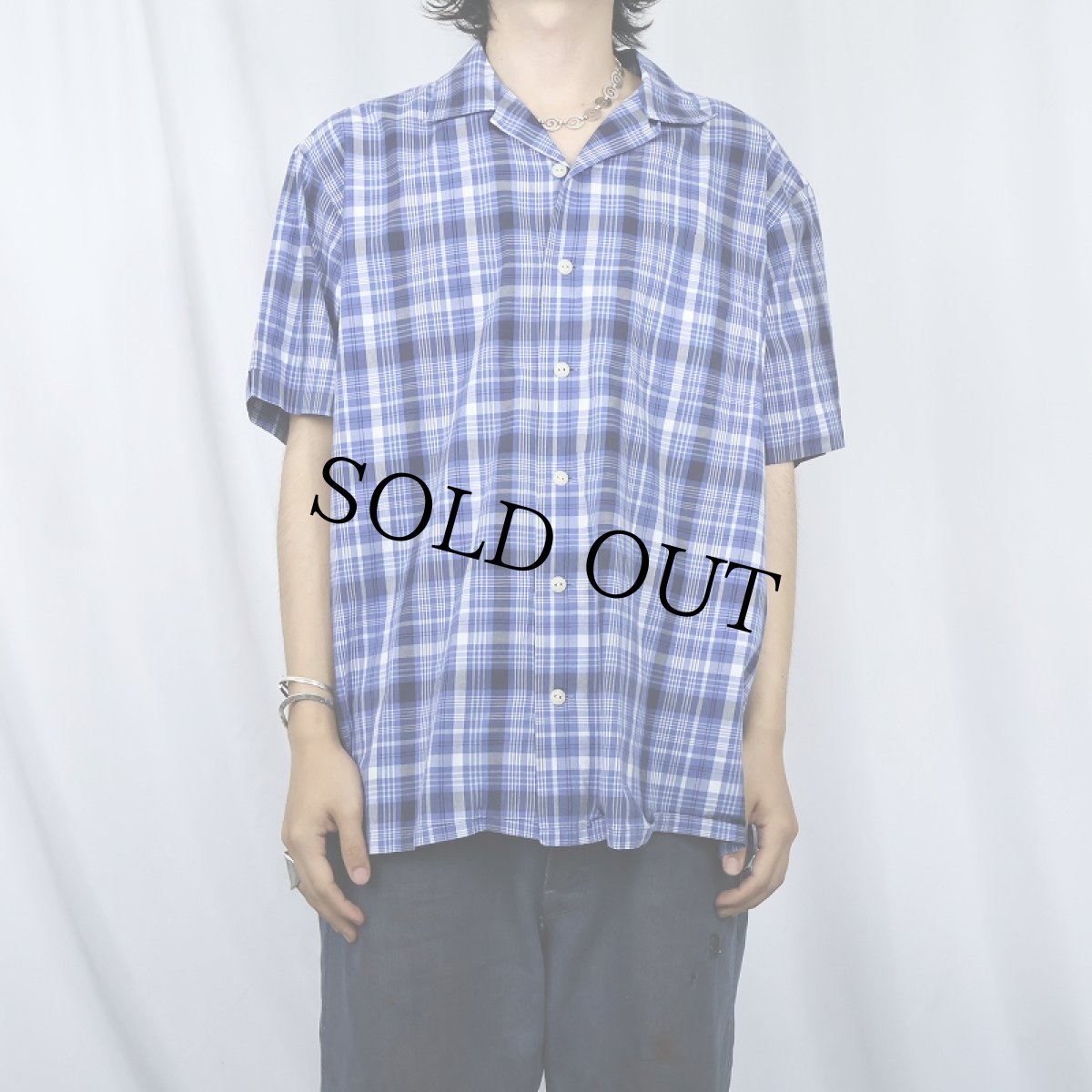 画像2: POLO Ralph Lauren "ANDY CAMP" チェック柄 コットンオープンカラーシャツ  (2)