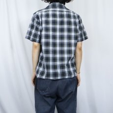 画像3: POLO Ralph Lauren チェック柄 コットンオープンカラーシャツ M (3)