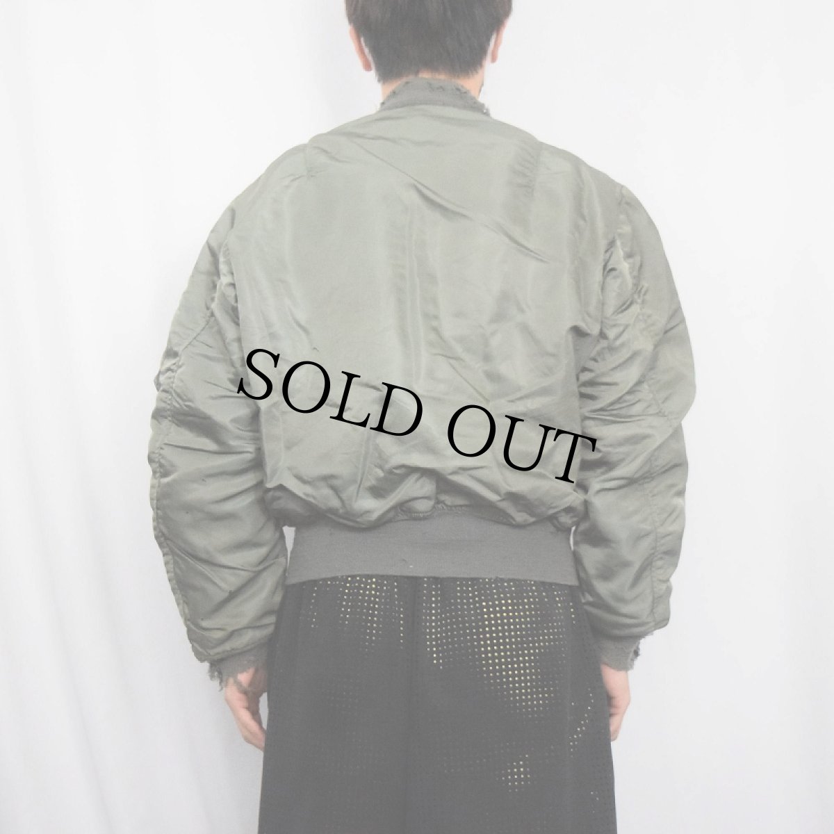 画像4: 70's U.S.AIR FORCE L-2B フライトジャケット MEDIUM (4)