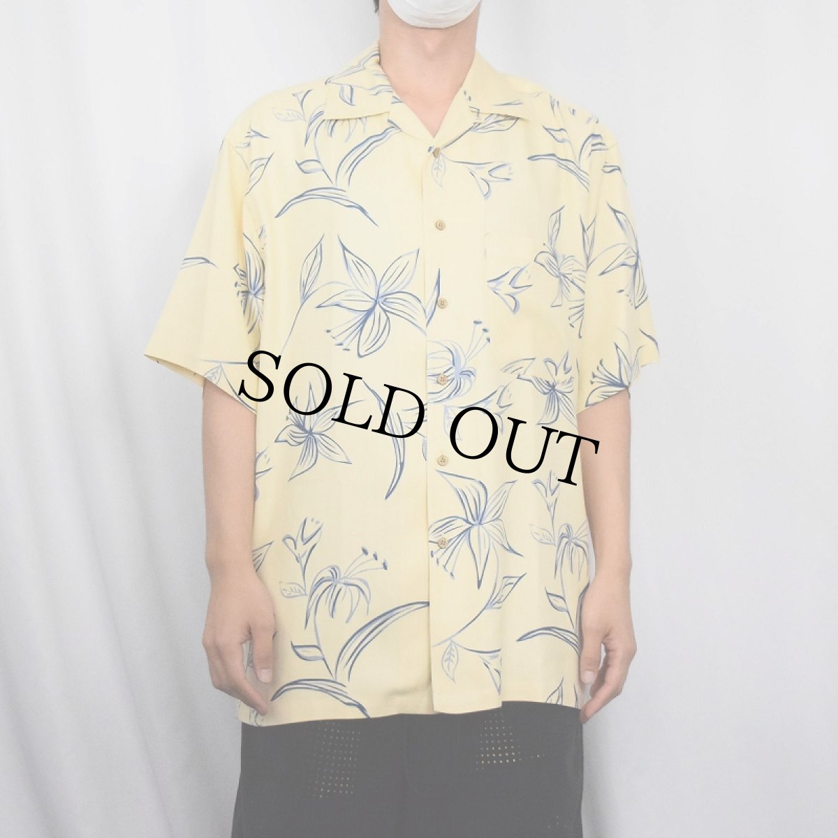 画像2: PENDLETON オールオーバーパターン HBT シルクアロハシャツ M (2)