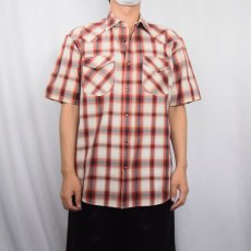 画像2: PENDLETON "FRONTIER" オンブレーチェック柄 ウエスタンシャツ (2)