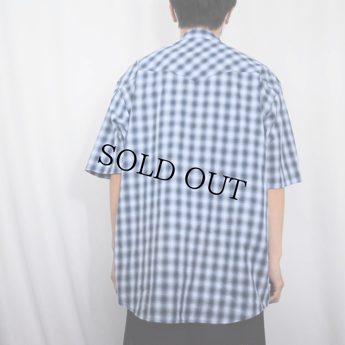 画像3: PENDLETON オンブレーチェック柄 ウエスタンシャツ XL (3)