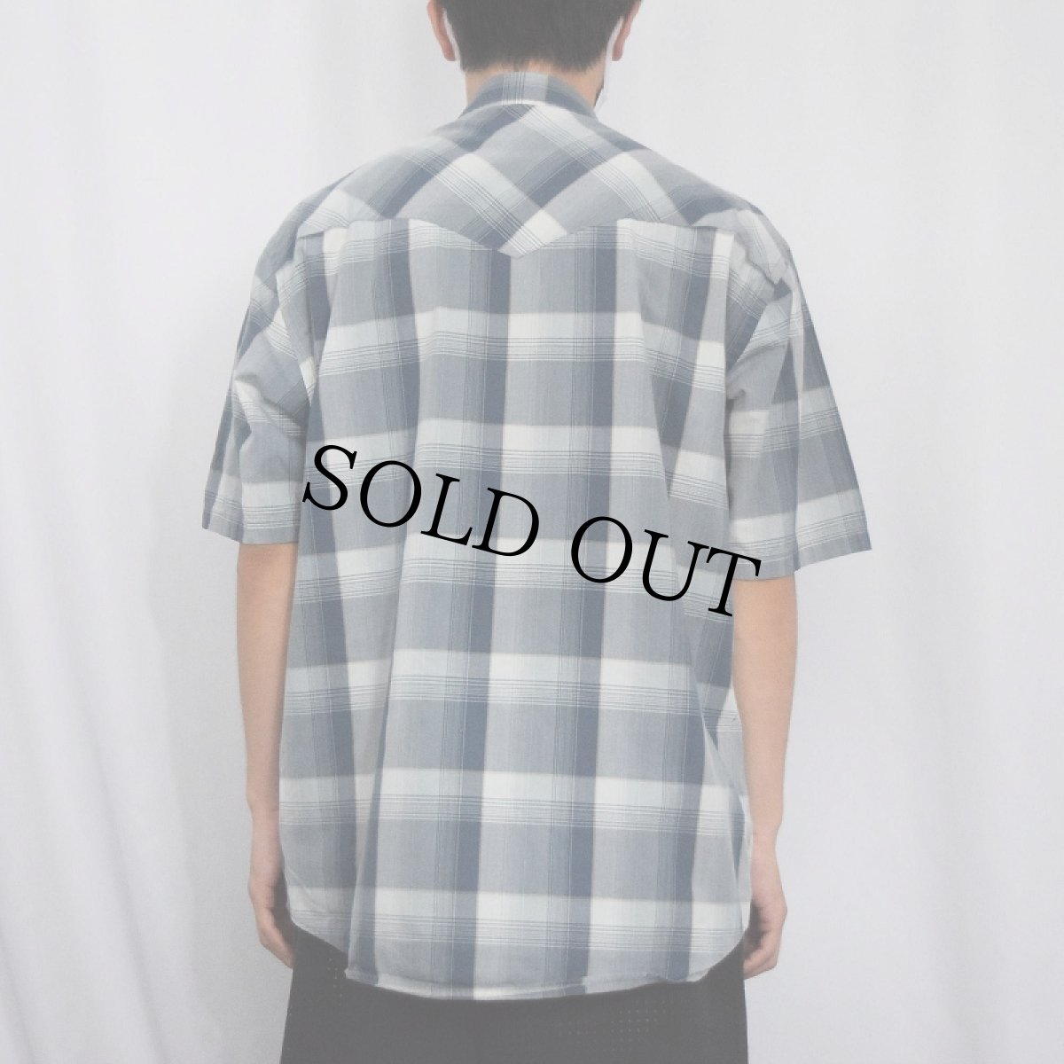 画像3: PENDLETON "FRONTIER" オンブレーチェック柄 ウエスタンシャツ L (3)