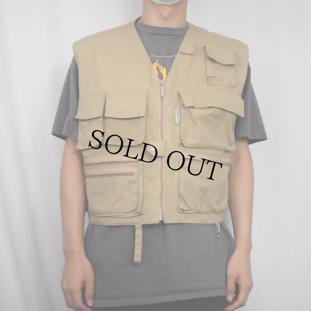 画像2: 80's ORVIS  フィッシングベスト M (2)