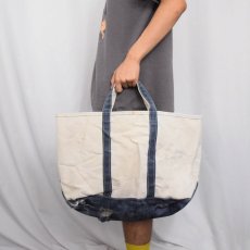画像2: 70's L.L.Bean "BOAT AND TOTE" キャンバストートバッグ LARGE (2)
