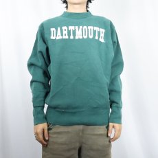 画像2: 90's CAMBER REVERSE WEAVE TYPE USA製 "DARTMOUTH"  プリントスウェット M (2)