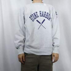 画像2: 80's〜 Champion REVERSE WEAVE "STONE HARBOR" プリントスウェット  (2)