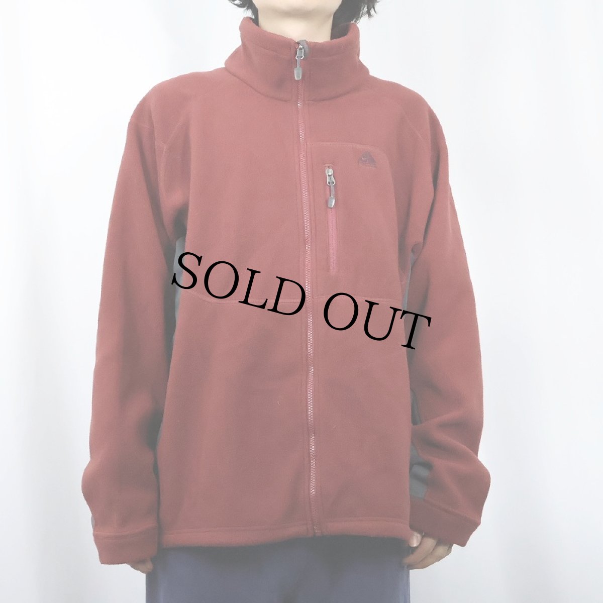 画像2: 2000's NIKE ACG "FIT THERMA" ロゴ刺繍 フリースジップジャケット XL (2)