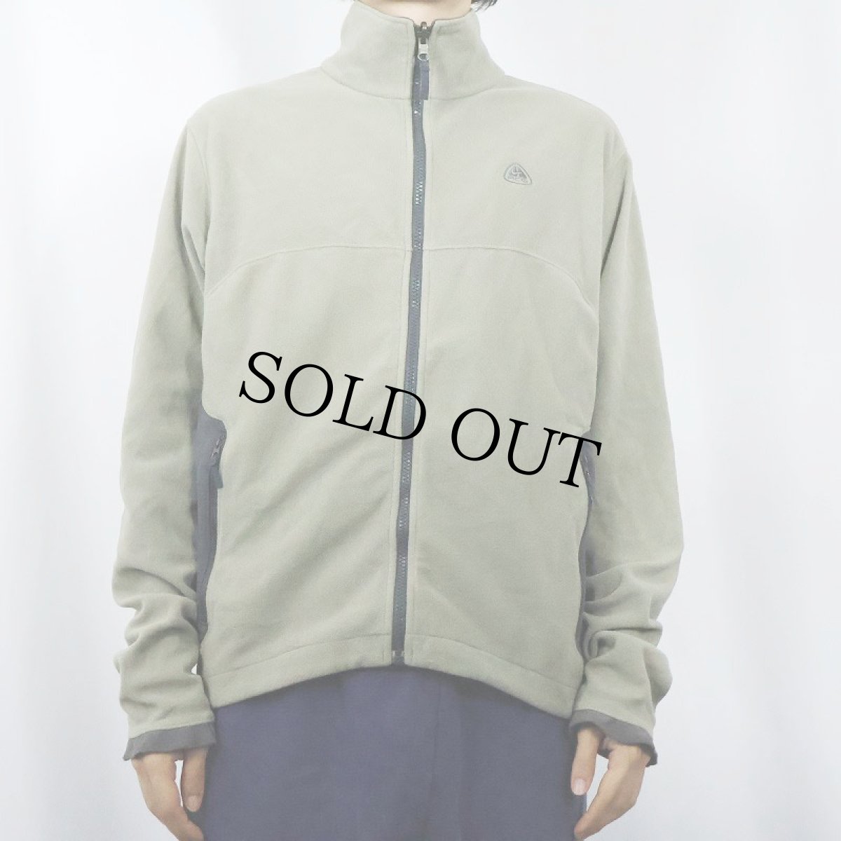 画像2: 2000's NIKE ACG "THERMAL LAYER 2" ロゴ刺繍 フリースジップジャケット M (2)