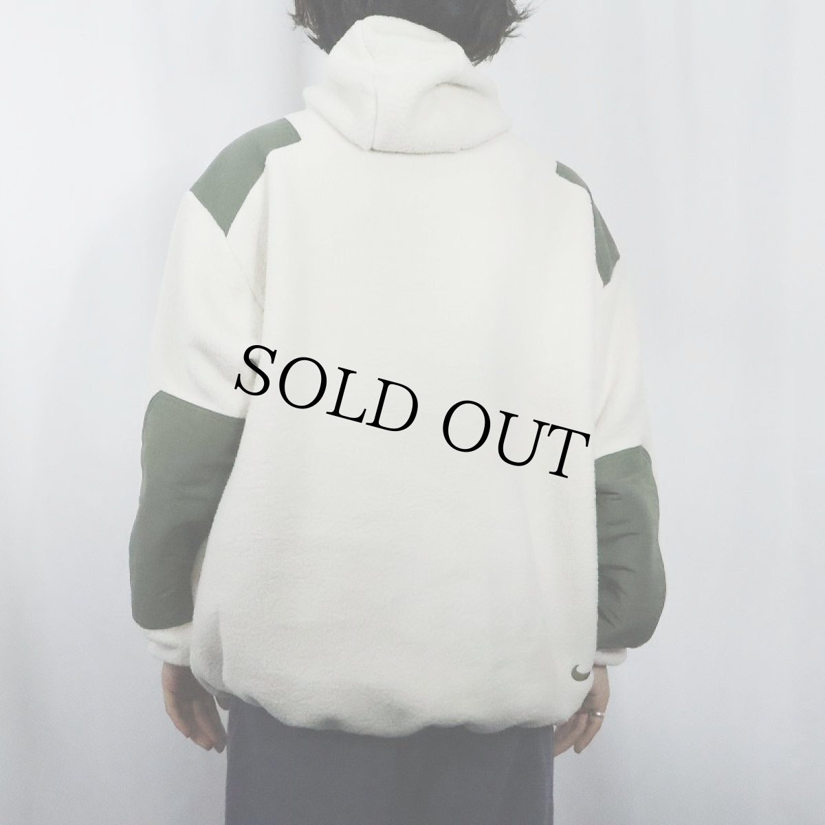 画像4: 90〜2000's NIKE ACG USA製 "NINJA" フリースプルオーバージャケット M (4)