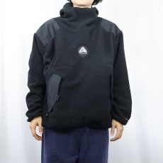 画像3: 90〜2000's NIKE ACG USA製 "NINJA" フリースプルオーバージャケット BLACK M (3)
