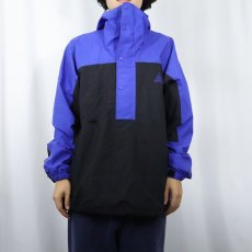 画像2: 90's NIKE ACG ロゴ刺繍 ナイロンアノラックパーカー M (2)