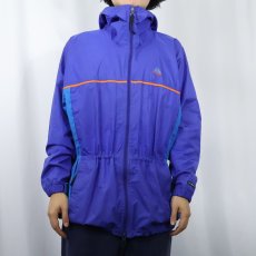 画像2: 90's〜 NIKE ACG ロゴ刺繍 ナイロンジップパーカー M (2)