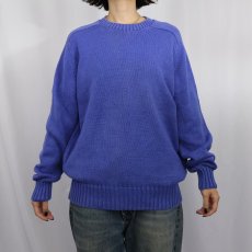 画像2: 80〜90's L.L.Bean USA製 コットンニットセーター XL (2)