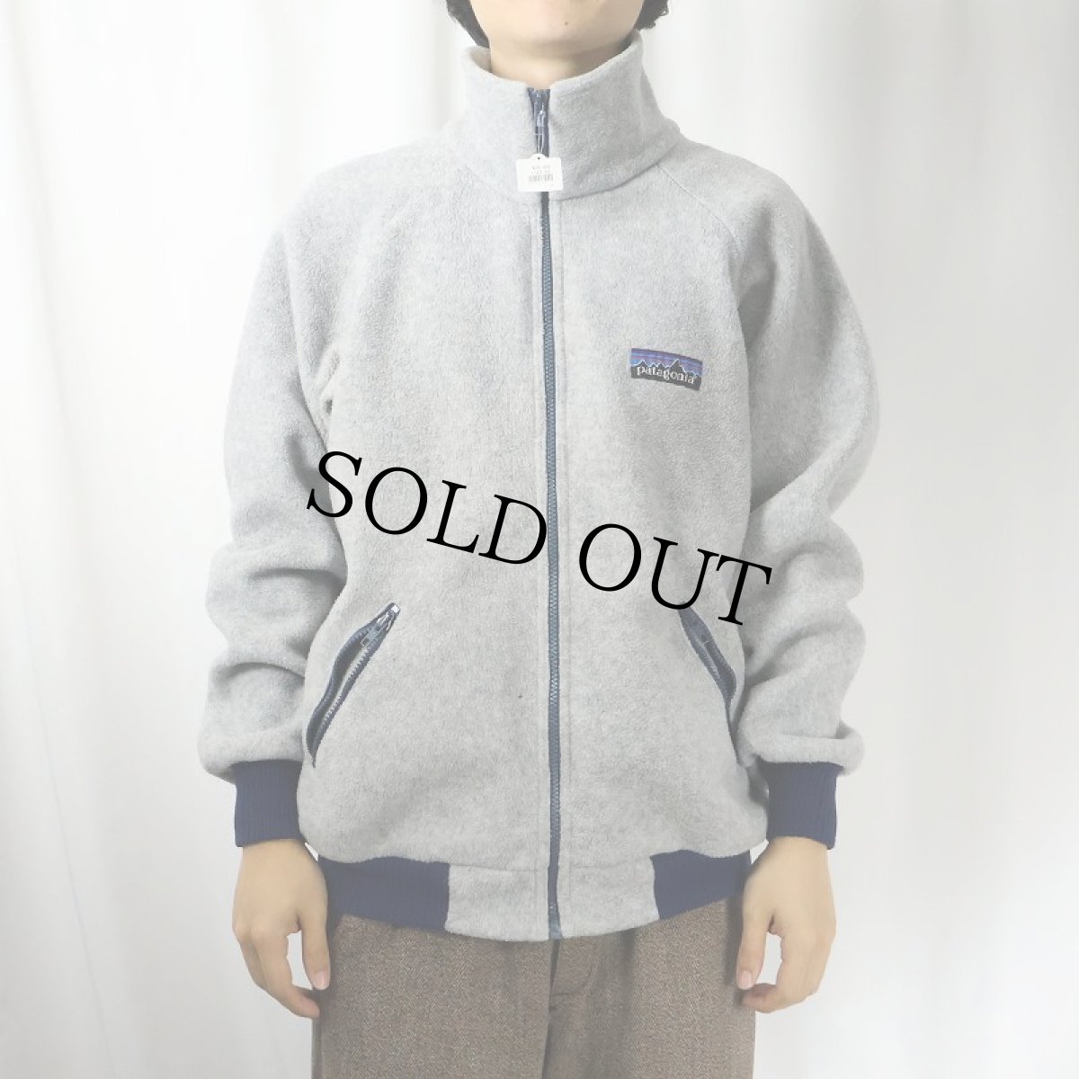画像2: 80's Patagonia デカタグ フリースジップジャケット L (2)