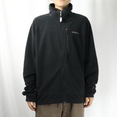 画像2: 2000's Patagonia ライトウェイト R4 フリースジップジャケット BLACK XL  (2)
