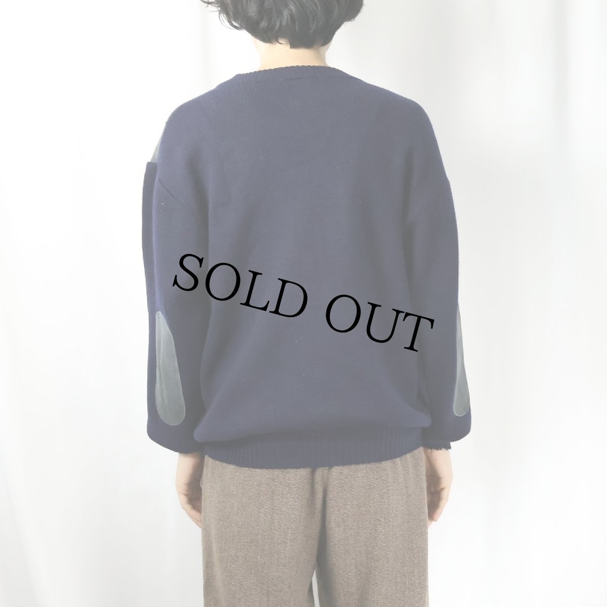 画像3: 90's Barbour SCOTLAND製 ウールコマンドセーター 3ワラント NAVY  (3)