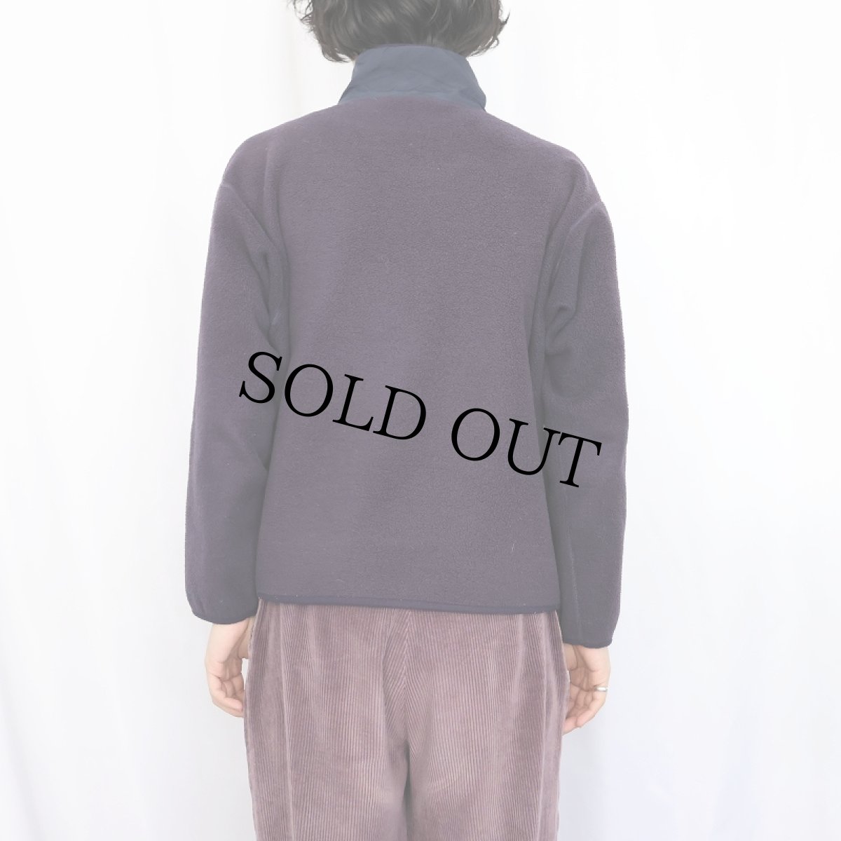 画像3: 90's Patagonia USA製 フリースジップジャケット NAVY L (3)