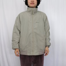画像2: 80〜90's Eddie Bauer USA製 裏フリース ナイロンジップジャケット L (2)