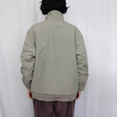 画像3: 80〜90's Eddie Bauer USA製 裏フリース ナイロンジップジャケット L (3)