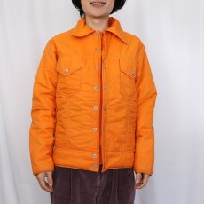 画像2: 70's BLACK BEAR グースダウン トラッカージャケット S (2)