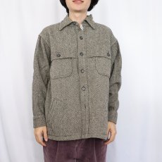 画像2: 80〜90's Eddie Bauer ウールマッキーノジャケット XL (2)