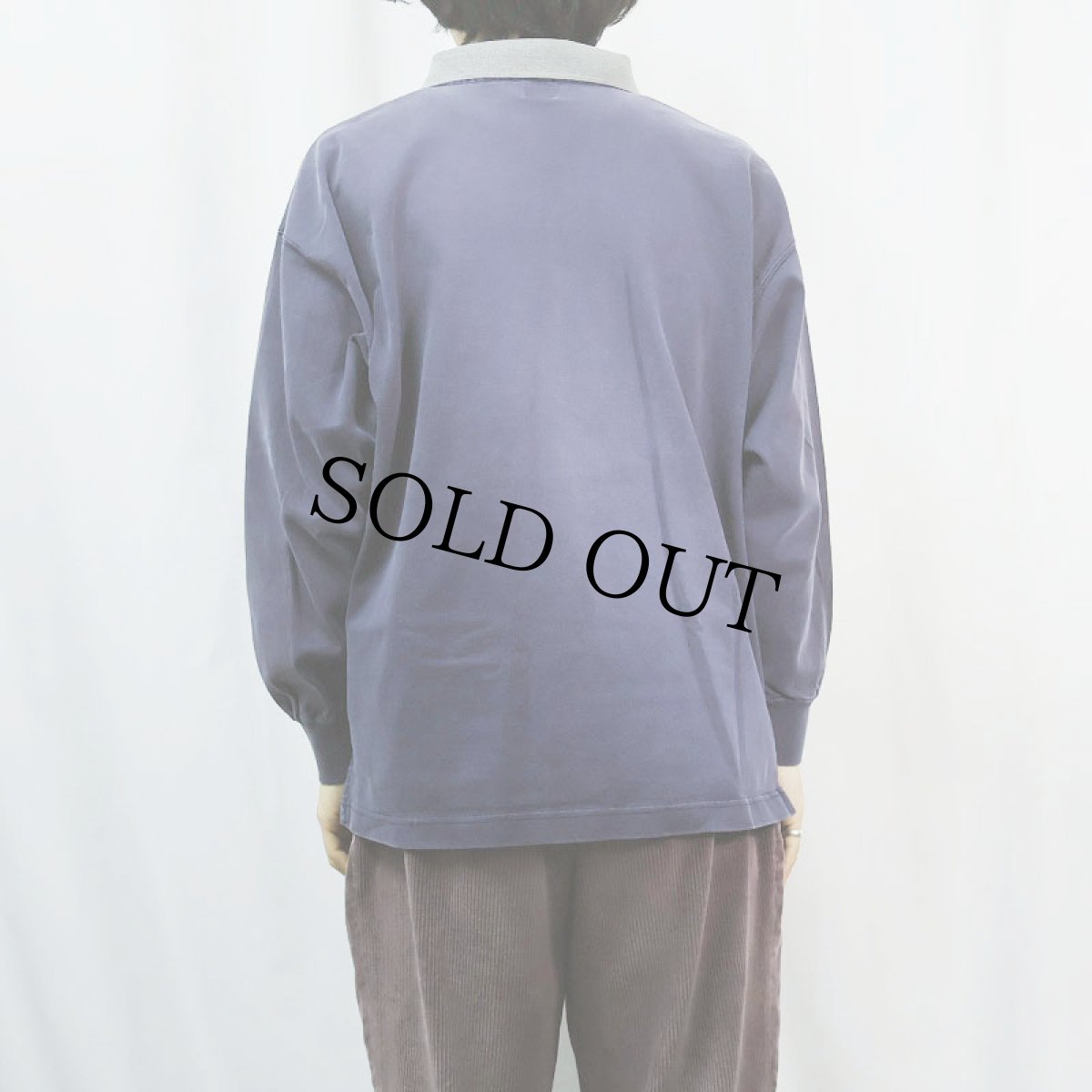 画像3: 90's GAP ハーフジップ プルオーバーシャツ NAVY S (3)