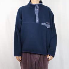 画像2: 90's Patagonia スナップT NAVY XXL (2)