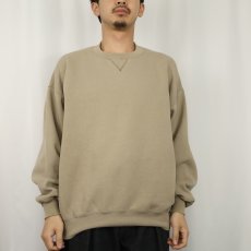 画像2: 90's RUSSELL ATHLETIC USA製 前V 無地スウェット XL (2)