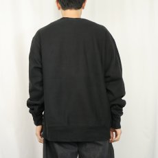 画像3: Champion REVERSE WEAVE "IOWA" プリントスウェット BLACK L (3)