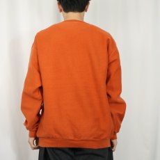 画像3: 90's LANDS'END USA製 前V 鹿の子スウェット L (3)