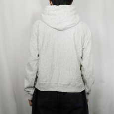 画像3: 90's  U.S.ARMY ロゴプリント スウェットジップパーカー M (3)