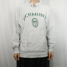 画像2: 80's Champion REVERSE WEAVE USA製 トリコタグ "VERMONT" カットオフスウェット LARGE (2)