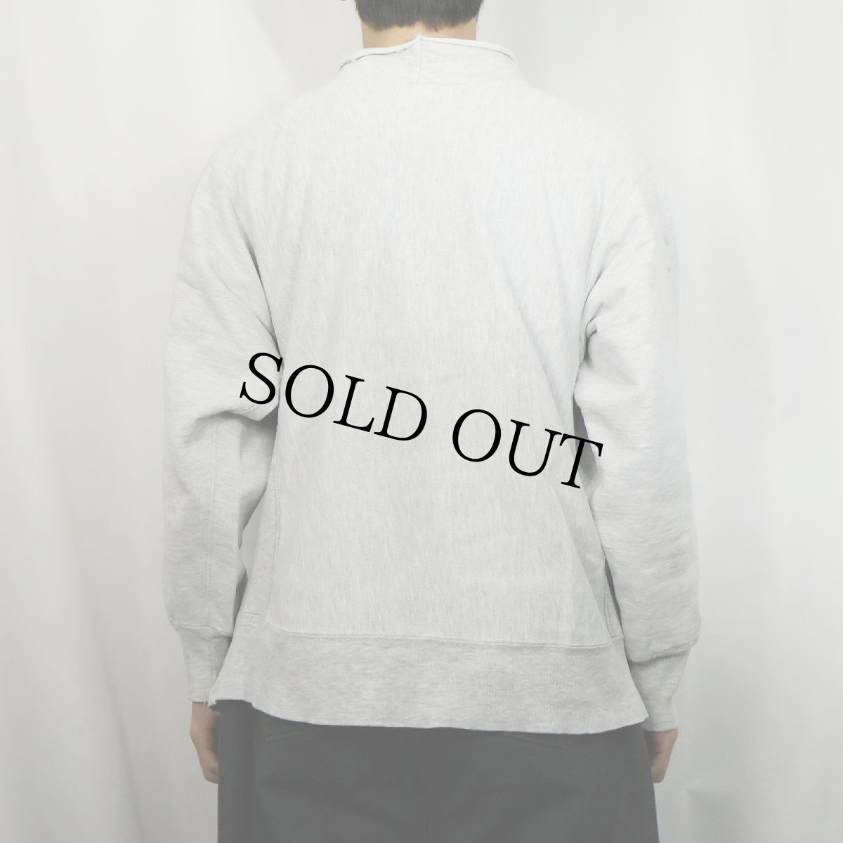 画像3: 80's Champion REVERSE WEAVE USA製 トリコタグ "VERMONT" カットオフスウェット LARGE (3)