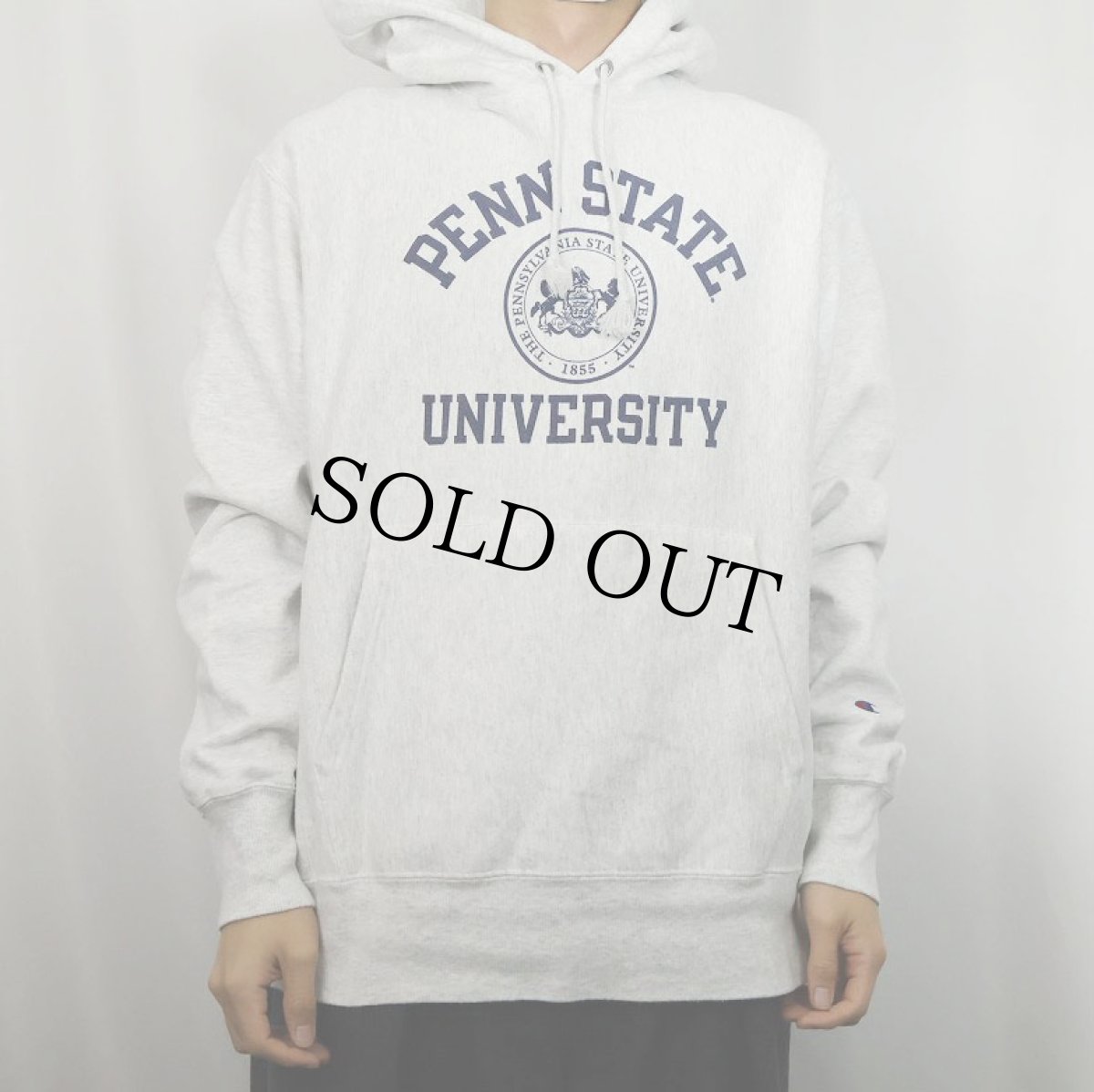 画像2: Champion REVERSE WEAVE "PENN STATE UNIVERSITY" プリントスウェットフーディー M (2)