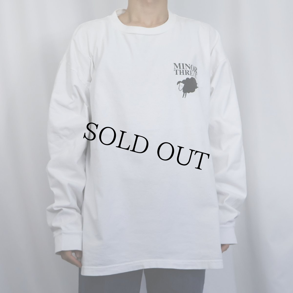 画像3: 90's MINOR THREAT USA製 ハードコアパンクバンド プリントロンT 2XL (3)