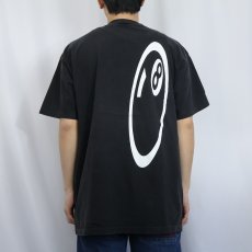 画像4: 90's eight ball USA製 ロゴプリントTシャツ BLACK XL (4)