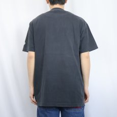 画像3: 90's〜 INDEPENDENT ロゴプリントTシャツ BLACK L (3)